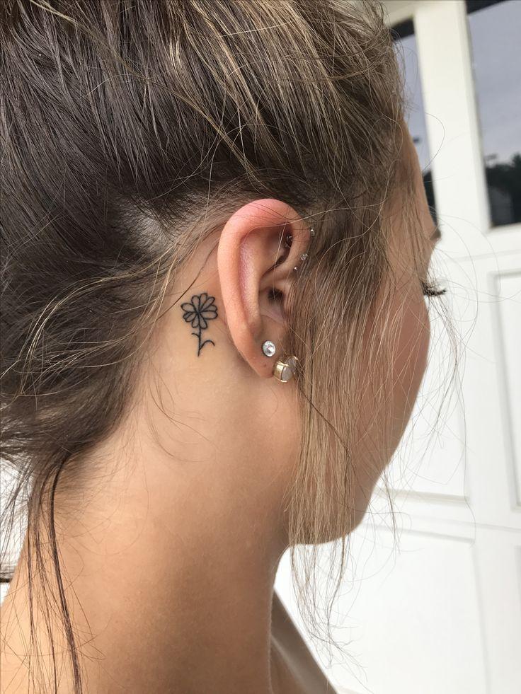 5 Trendsetting Behind the Ear Tattoo Designs Every Woman Must Consider in 2024